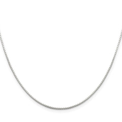 Sterling Silver 1mm Mirror Box ChainQPE23
