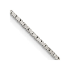 Sterling Silver 1.25mm Mirror Box ChainQPE24
