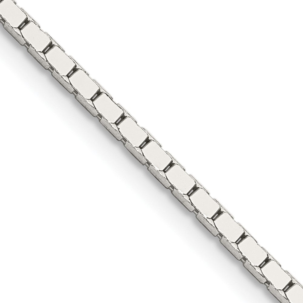 Sterling Silver 1.5mm Mirror Box ChainQPE25