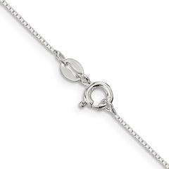 Sterling Silver .6mm Mirror Box ChainQPE33