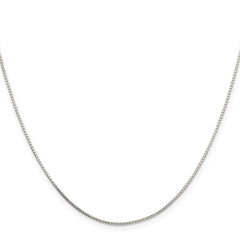 Sterling Silver .7mm Mirror Box ChainQPE34
