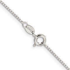 Sterling Silver .7mm Mirror Box ChainQPE34