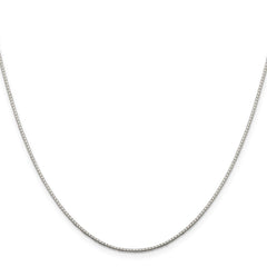 Sterling Silver .9mm 8 Sided Diamond-cut Mirror Box ChainQPE36