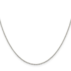 Sterling Silver 1.25mm Diamond-cut Forzantine Cable ChainQPE47