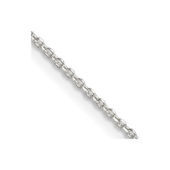 Sterling Silver 1.25mm Diamond-cut Forzantine Cable ChainQPE47