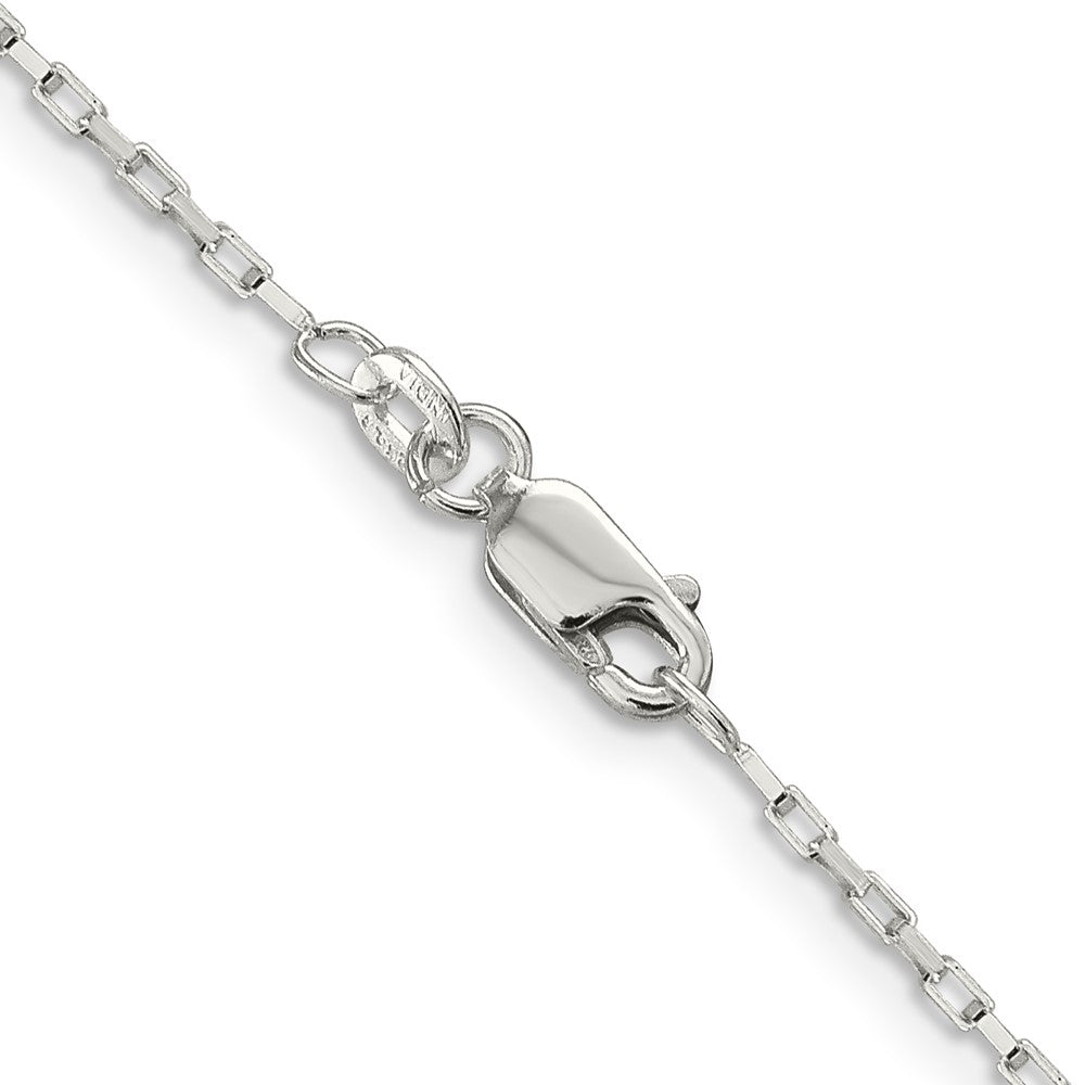 Sterling Silver 1.3mm Elongated Box ChainQPE48