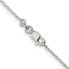 Sterling Silver 1mm Oval Box ChainQPE50
