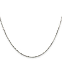 Sterling Silver 1.35mm Twisted Box ChainQPE52