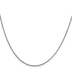 Sterling Silver 1mm Curb ChainQPE56