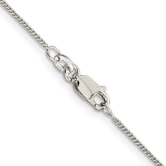 Sterling Silver 1mm Curb ChainQPE56