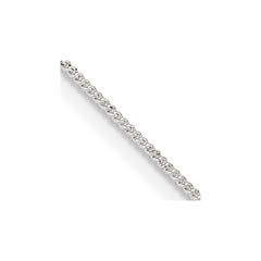 Sterling Silver 1mm Curb ChainQPE56