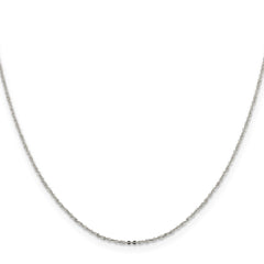 Sterling Silver 1.15mm Flat Cable ChainQPE62