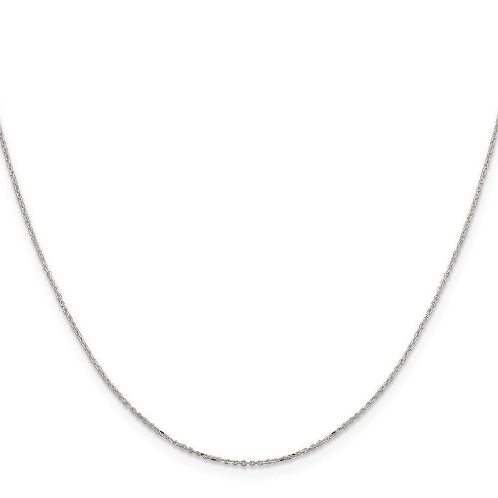 Sterling Silver 1mm 8 Sided D/C Cable ChainQPE64