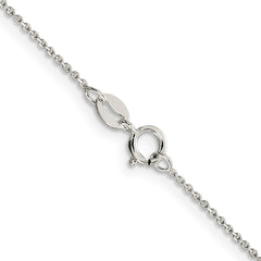 Sterling Silver 1mm 8 Sided D/C Cable ChainQPE64