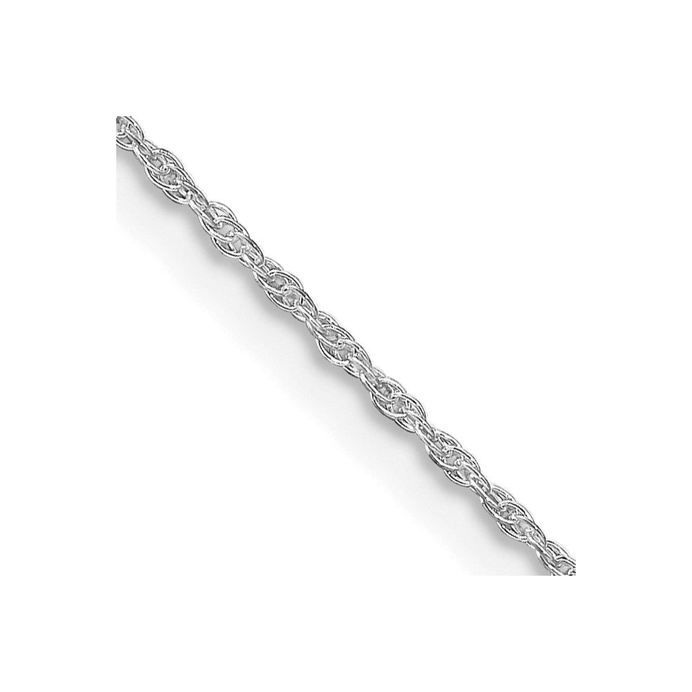 Sterling Silver Rhodium-plated 1.25mm Loose Rope ChainQPE65R