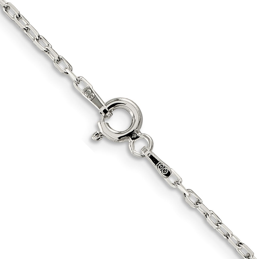 Sterling Silver 1.65mm Diamond-cut Long Link Cable ChainQPE69