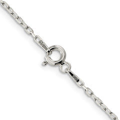 Sterling Silver 1.65mm Diamond-cut Long Link Cable ChainQPE69
