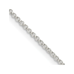 Sterling Silver 1.4mm Diamond-cut Rolo ChainQPE71
