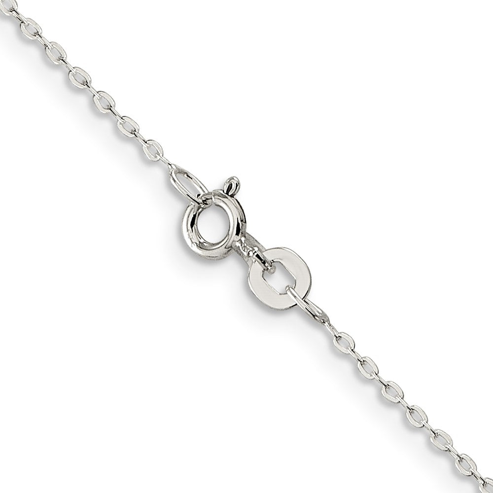 Sterling Silver .5mm Flat Link Cable ChainQPE75