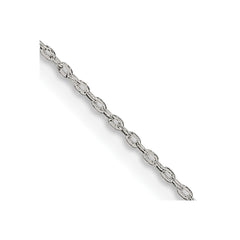 Sterling Silver .5mm Flat Link Cable ChainQPE75
