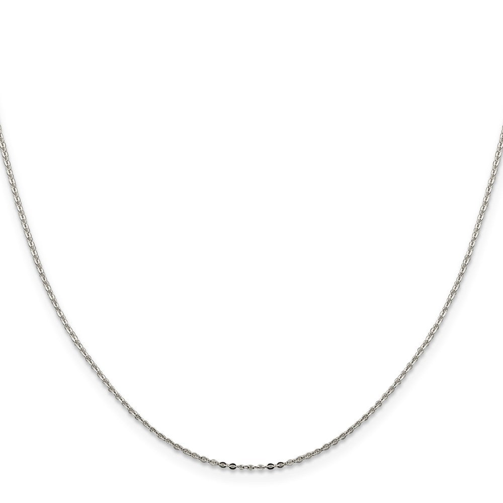 Sterling Silver .9mm Flat Link Cable ChainQPE76