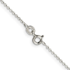 Sterling Silver .9mm Flat Link Cable ChainQPE76