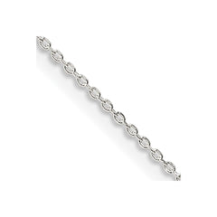 Sterling Silver .95mm Diamond-cut Forzantine Cable ChainQPE81