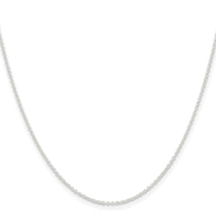 Sterling Silver 1.45mm Forzantine Cable ChainQPE86
