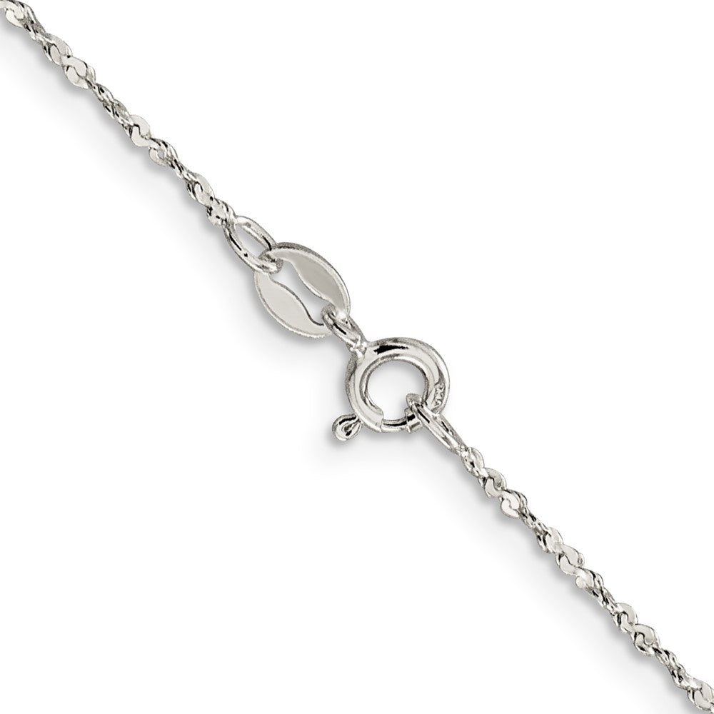 Sterling Silver 1.4mm Twisted Serpentine ChainQPEN6