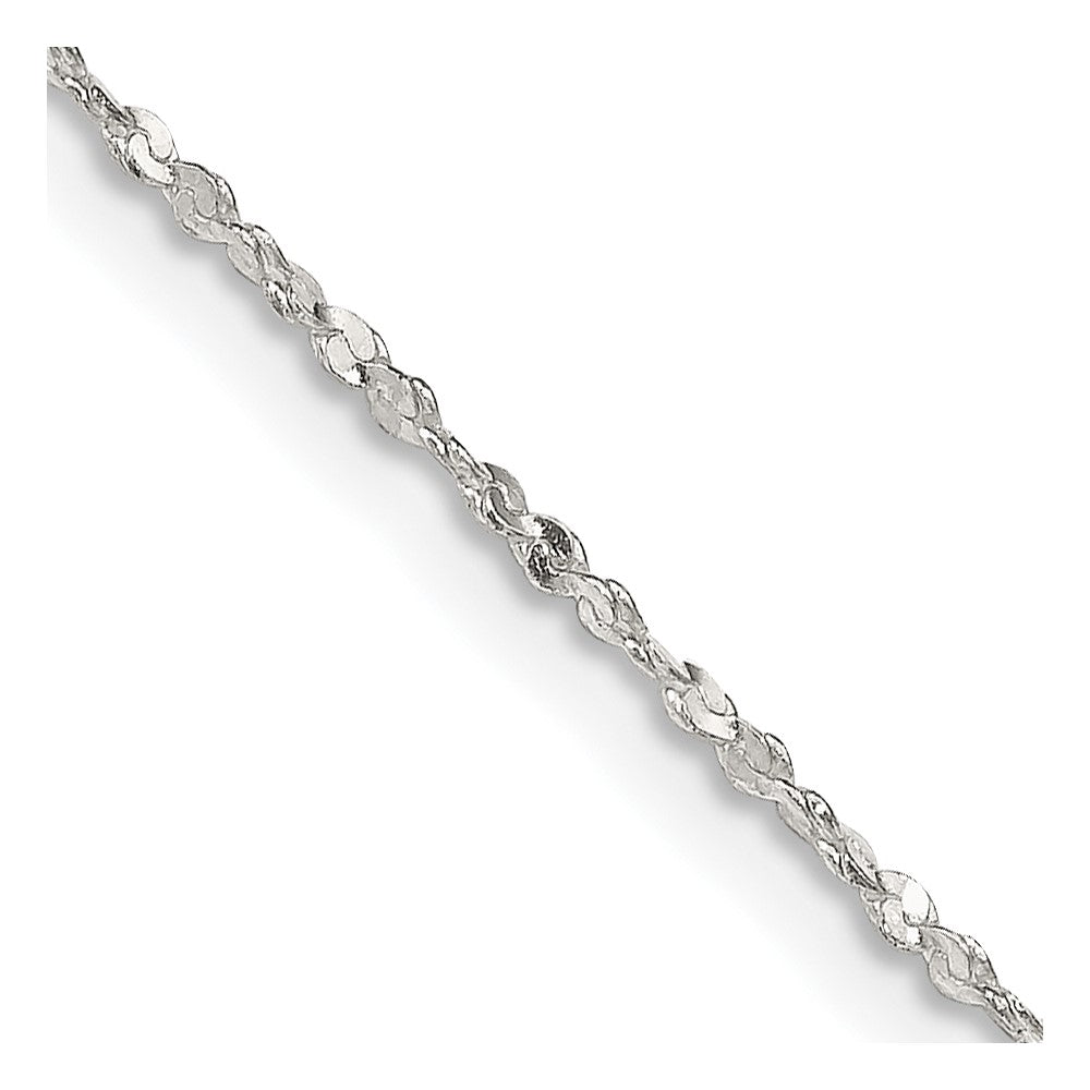 Sterling Silver 1.4mm Twisted Serpentine ChainQPEN6