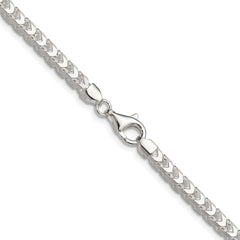 Sterling Silver 4.7mm D/C Square Franco ChainQQF140