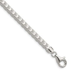 Sterling Silver 4.7mm D/C Square Franco ChainQQF140