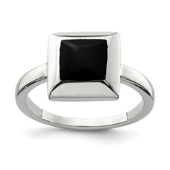Sterling Silver Onyx Ring