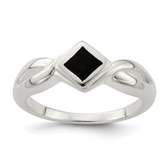 Sterling Silver Onyx Ring