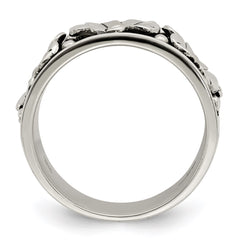 Sterling Silver Antiqued w/ 14k Gold Centers Daisy Ring