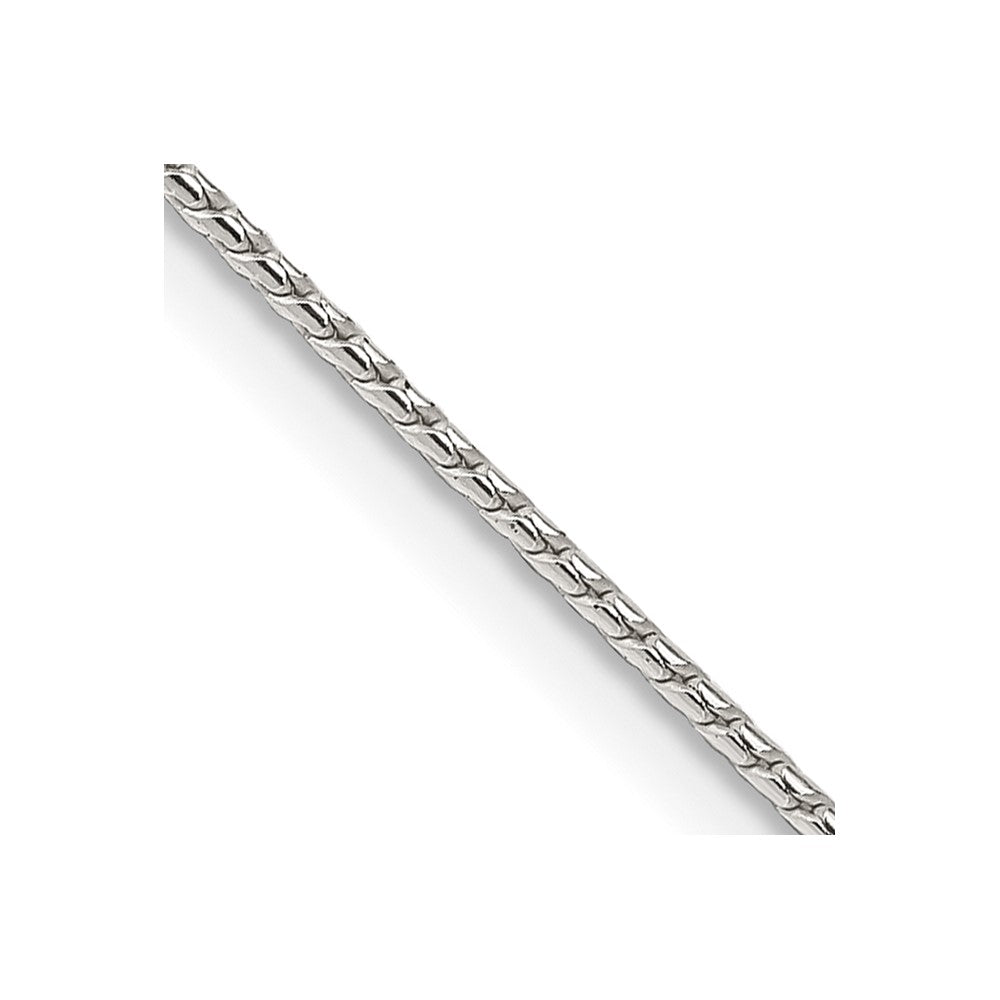 Sterling Silver 1mm Round Franco ChainQRF050