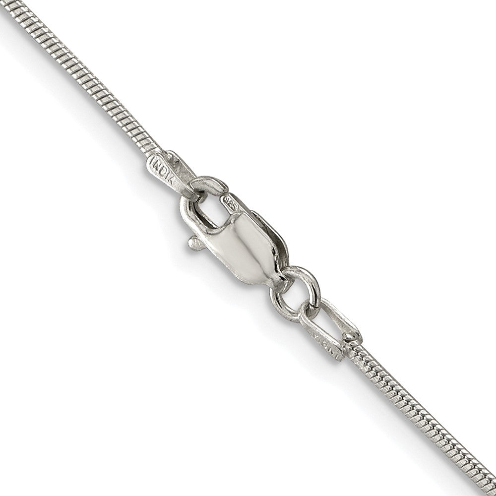 Sterling Silver Rhodium-plated 1.2mm Snake ChainQSN035R