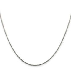 Sterling Silver 1.25mm Snake ChainQSN040