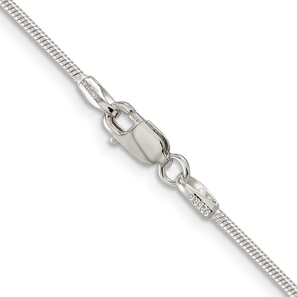 Sterling Silver 1.25mm Snake ChainQSN040