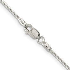 Sterling Silver 1.25mm Snake ChainQSN040