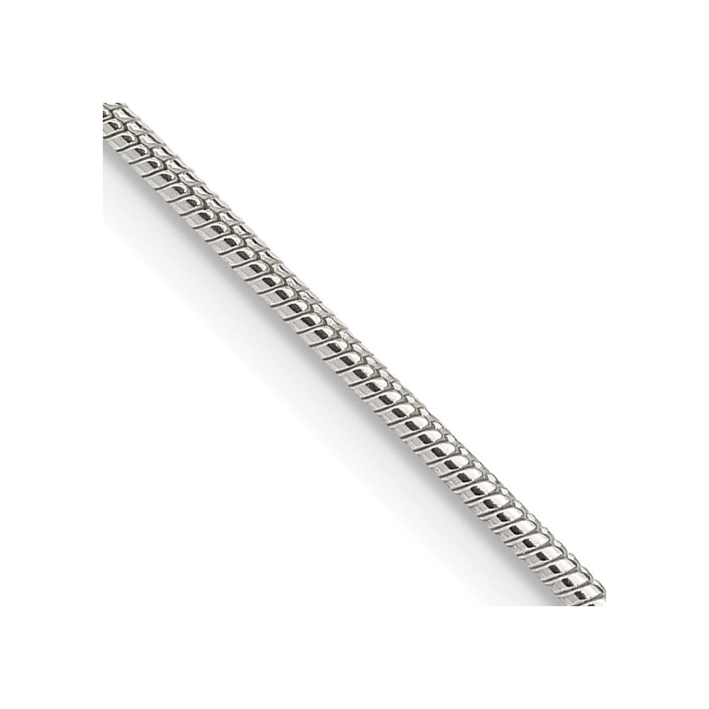 Sterling Silver 1.25mm Snake ChainQSN040