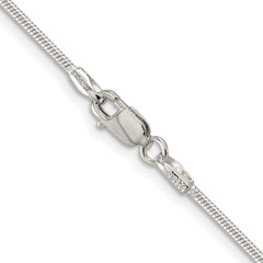 Sterling Silver Rhodium-plated 1.25mm Snake ChainQSN040R