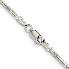 Sterling Silver 1.75mm Snake ChainQSN050