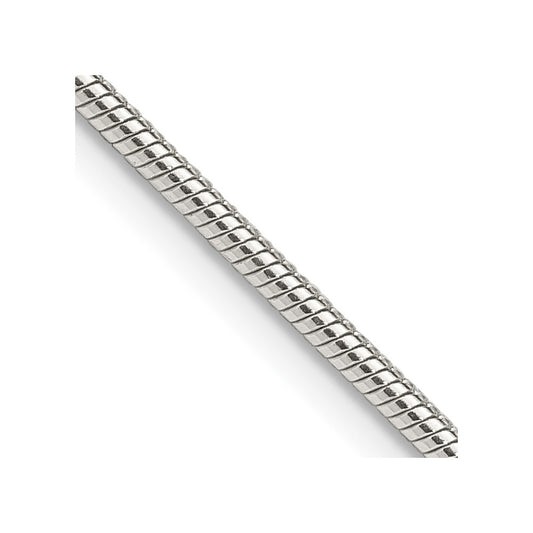 Sterling Silver 1.75mm Snake ChainQSN050