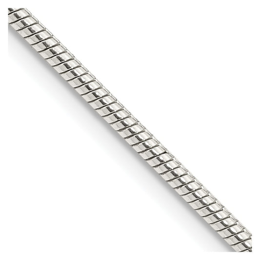 Sterling Silver 2mm Snake ChainQSN060