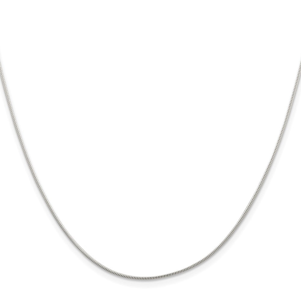Sterling Silver 1mm Round Snake ChainQSNL030