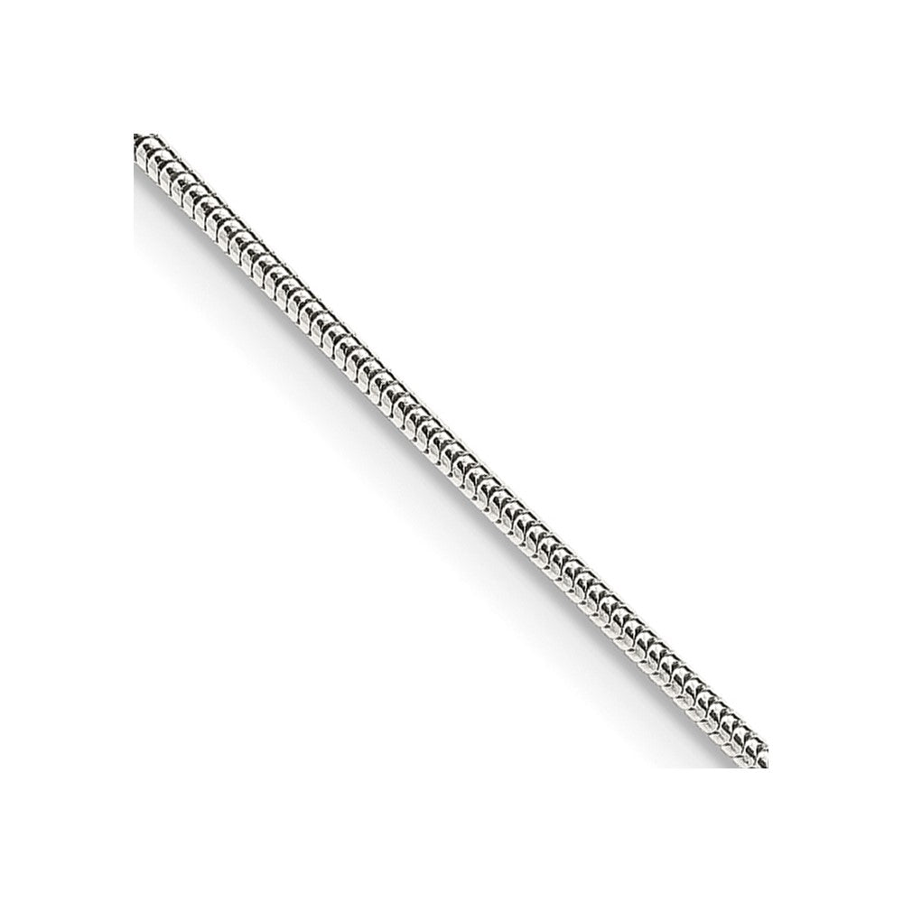 Sterling Silver 1mm Round Snake ChainQSNL030