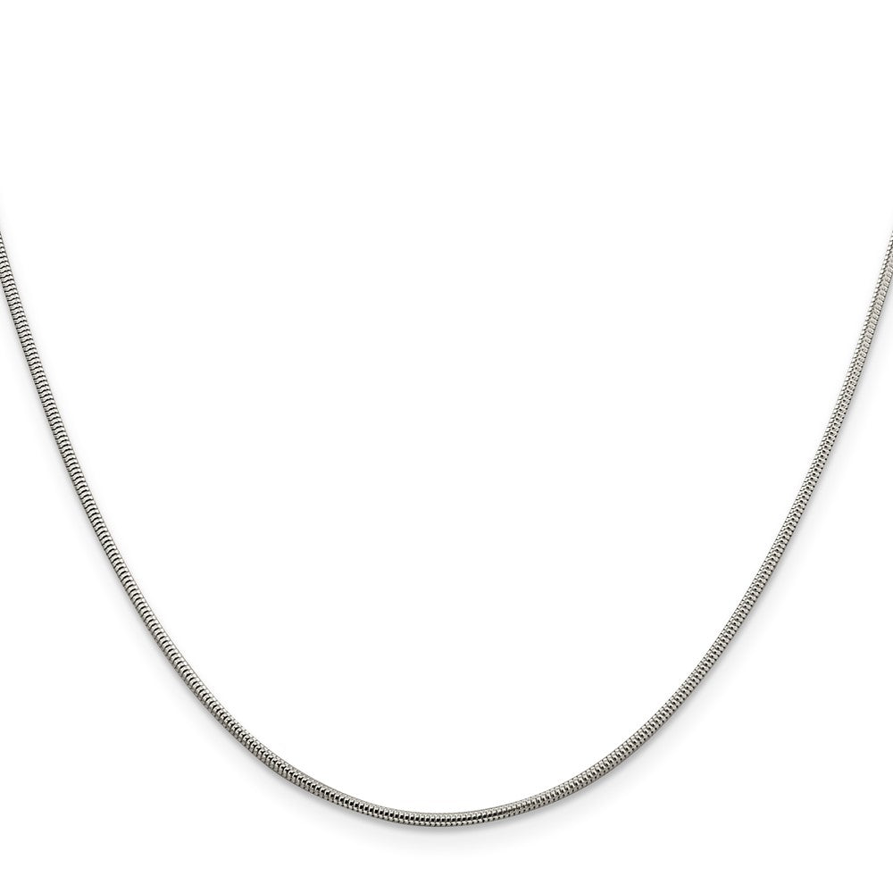 Sterling Silver 1.5mm Round Snake ChainQSNL045