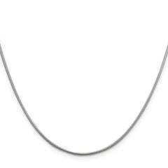 Sterling Silver 1.5mm Round Snake ChainQSNL045