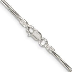 Sterling Silver 1.6mm Round Snake ChainQSNL050